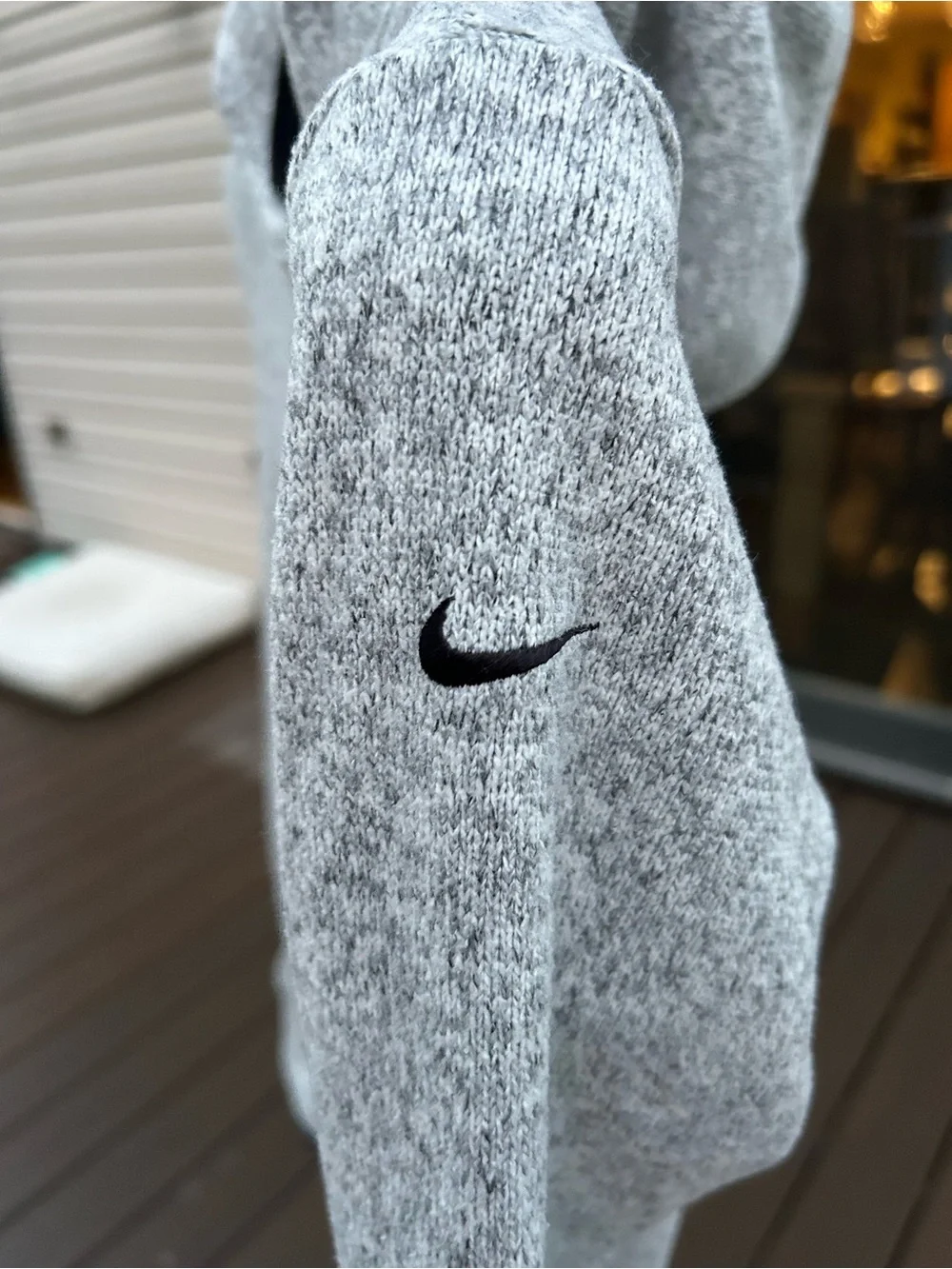 Women’s Gray Hooded Pullover Sweatshirt